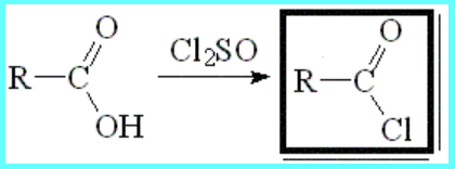 Preparación de derivados de acidos carboxilicos