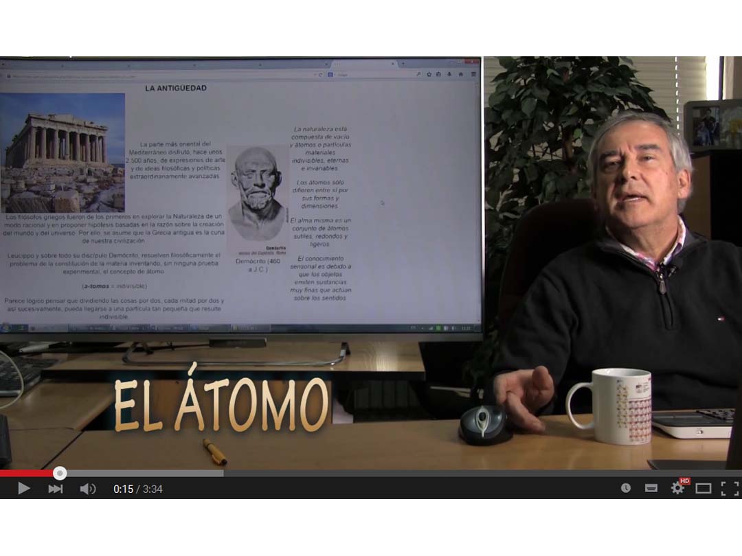 video historia del átomo