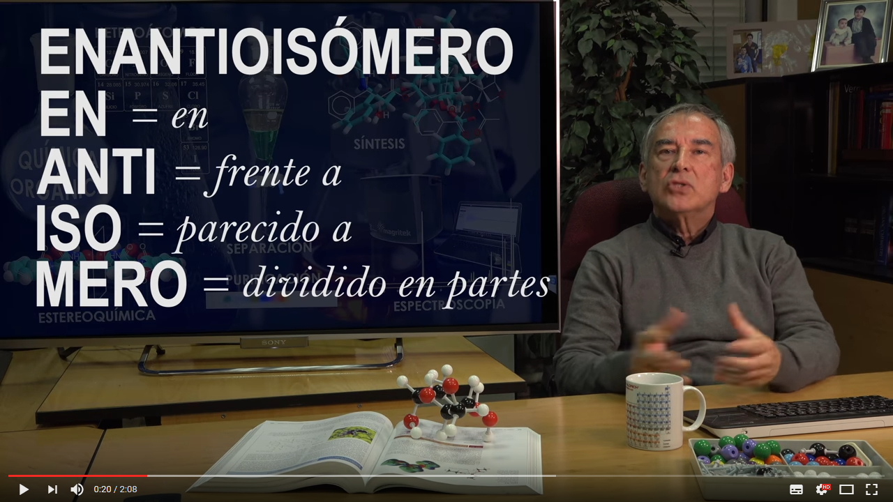 VIDEO El concepto de Enantiómero