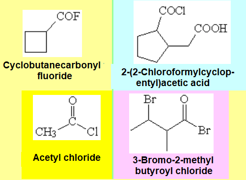 Nomenclatura de derivados de acidos carboxilicos